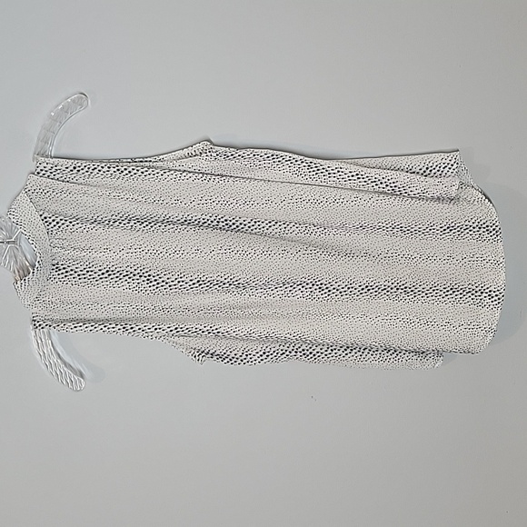 Adrianna Papell black white collared shell - Picture 3 of 5